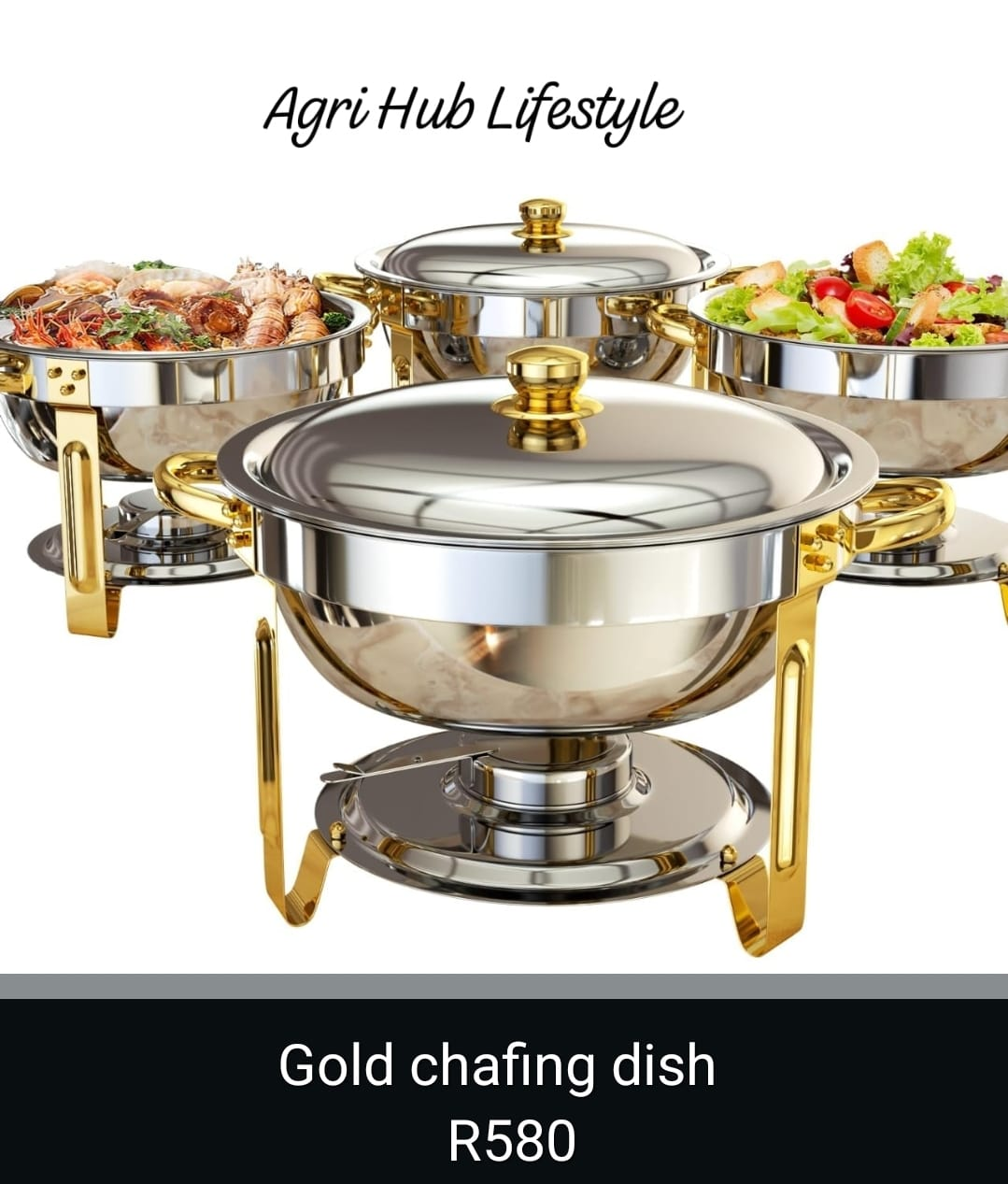 Gold Chaffing Dish
