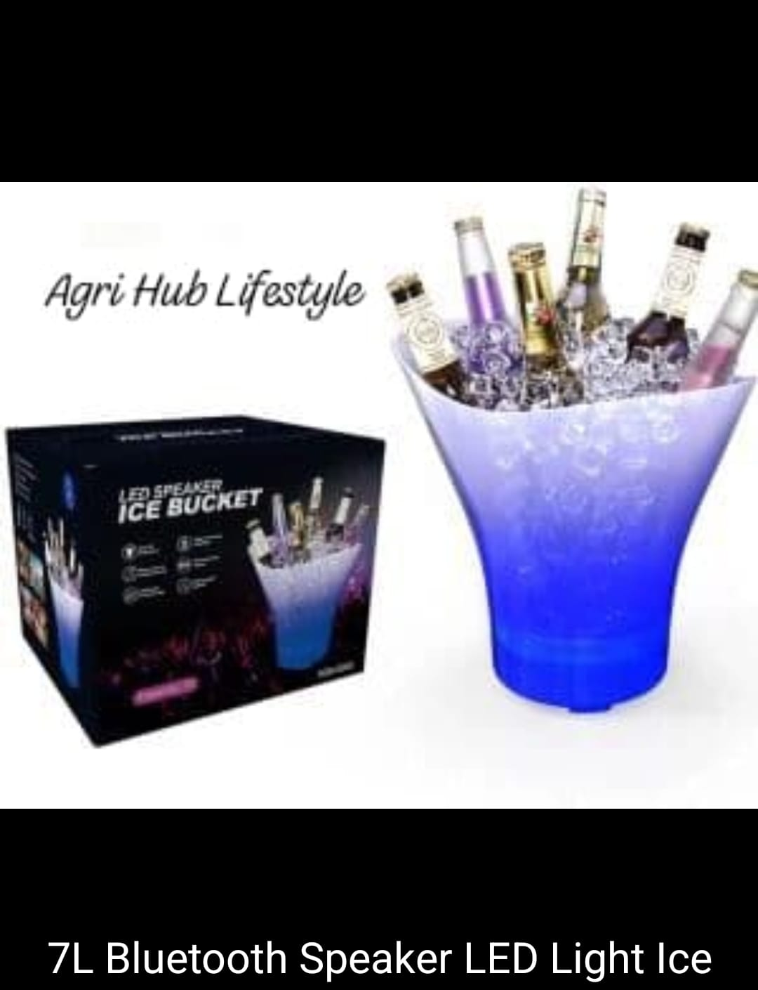 7L Ice Bucket with LED Light